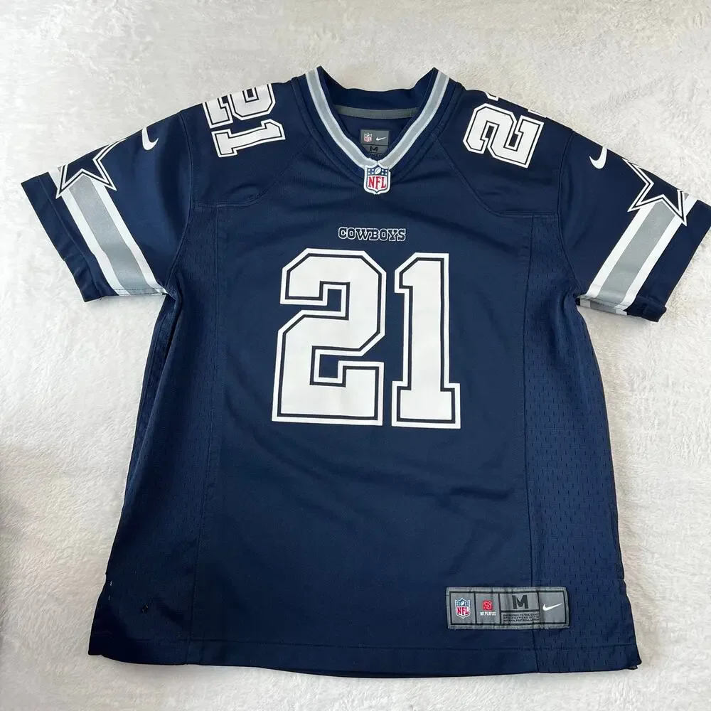 Nike NFL Ezekiel Elliott Dallas Cowboys Youth Jersey Size Medium 10/12  #21